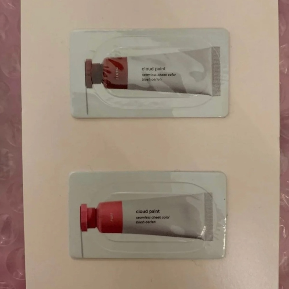 Glossier samples